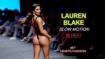 Lauren Blake in 4k SLOW MOTION | Miami Swim Week 2023 #1