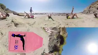 Malibu Abs Workout: VR Bikini Yoga Lesson 5 (Watch in 360º) #5