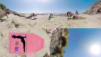 Malibu Abs Workout: VR Bikini Yoga Lesson 5 (Watch in 360º) #9