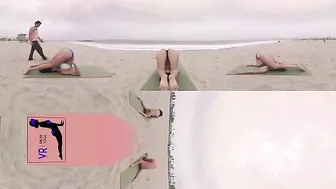 VR Bikini Yoga - Shoulder Stands #8