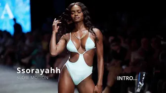 Ssorayahh in Slow Motion | Miami Swim Week 2023 #2