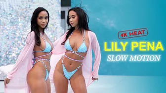 Lily Pena in Slow Motion | New York Swim Week 2023 #1