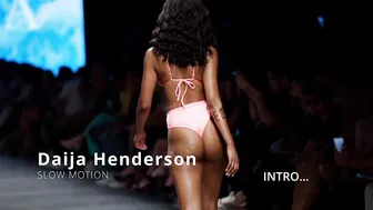 Daija Henderson in Slow Motion | Miami Swim Week 2023 #2