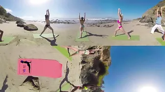 VR Bikini Yoga - Malibu - Lesson 2: Standing Poses #9