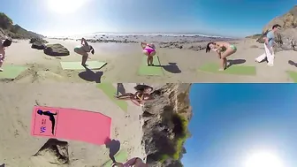 VR Bikini Yoga - Malibu - Lesson 1: Intro #10