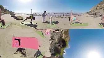 VR Bikini Yoga - Malibu - Lesson 3: Standing Pose Variations #5