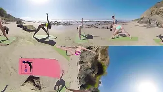 VR Bikini Yoga - Malibu - Lesson 3: Standing Pose Variations #6