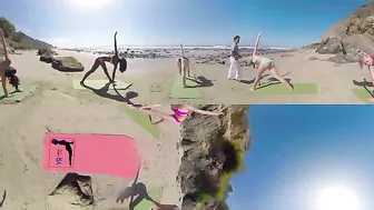 VR Bikini Yoga - Malibu - Lesson 3: Standing Pose Variations #7