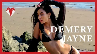 Sexy Models at the Beach in Summer Bikini Fashion ????️ Demery Jayne x Darkest Fox