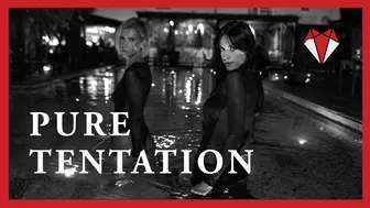 Beautiful sexy models in French lingerie • Pure Tentation • Black & White Fashion Film ????????