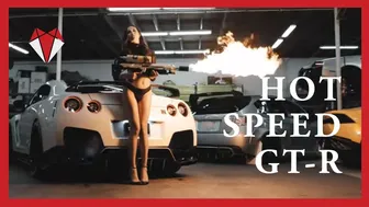 Nissan GTR ????️ Sexy Model Azalea Jeanette • Maga ft Jvla Boy