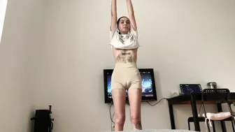 Women's Gymnastics. Full body stretch #2