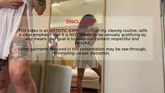 [4K]???????? CLEAN WITH ME - Transparent Mirror Cleaning | See Through Try on Haul ft. Jade Agnello