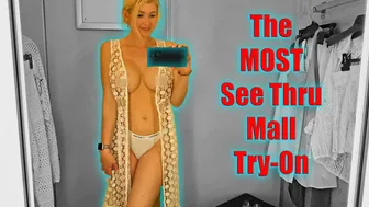 4K The MOST See Thru Try On | Mall Try On 2024