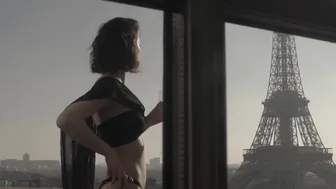 Sexy Model in Paris • Demery Jayne • Darkest Fox Romantic Lingerie #5