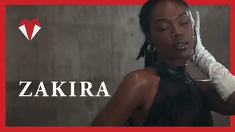 Darkest Vixen Zakira • Sexy Model in Sheer Dress Outfit