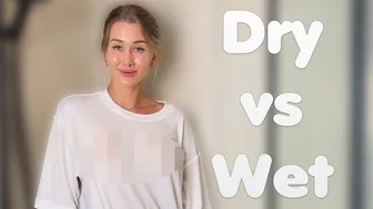 Transparent Clothes Haul | Dry vs Wet Try on Haul with Hillary