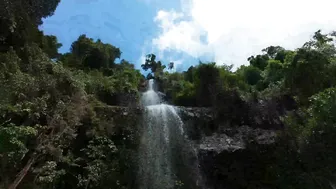 SOLO CAMPING IN THE RAIN - RELAXING IN TENT WITH THE SOUND OF RAIN AND BEAUTIFUL WATERFALL DAY 2 #2