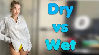 Transparent Clothes Try-on Haul with Hillary | DRY vs. WET