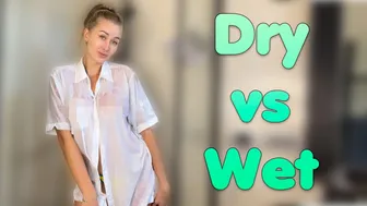 [4K] Transparent Clothes Dry vs Wet Try on Haul with Hillary №2