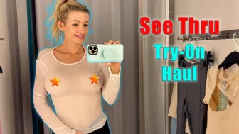 Sheer Try On Haul | Try-On Winter Fashion Tops №2