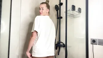 [4K] Transparent Clothes Dry vs Wet Try on Haul with Hillary №3 #3