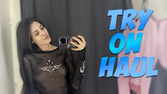 [4K] See Through Try On Haul | Transparent clothes