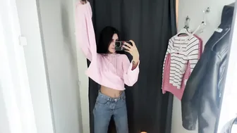 [4K] See Through Try On Haul | Transparent clothes #10