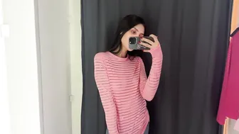 [4K] See Through Try On Haul | Transparent clothes #8