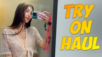 [4K] See Through Try On Haul | Transparent Clothes TOP #1