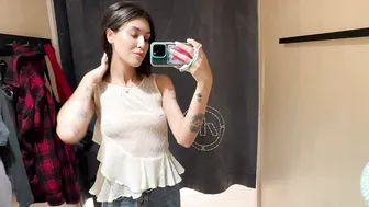 [4K] See Through TRY ON HAUL | Transparent clothes with Lera #2