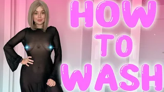 4K cleaning in TRANSPARENT DRESS | Natural Body №2