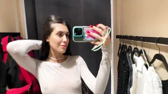 [4K] See through Try on | Transparent Haul with Lera #6