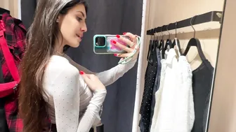 [4K] See through Try on | Transparent Haul with Lera #9