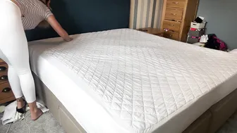 ASMR Changing The Bedding - Sheets Change #2