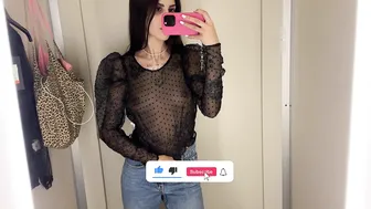 [4K] Try On Haul Transparent Clothes | See through clothes #2