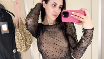 [4K] Try On Haul Transparent Clothes | See through clothes #3