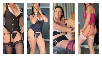 Love Honey Role Play, Stockings and Lingerie Try On and Review AD