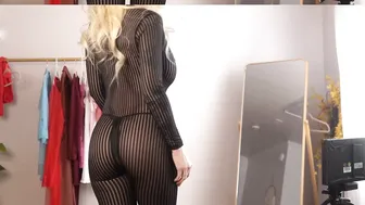 ♥️♥️There's a zipper WHERE?! Erotic BodySuit TRY ON #8