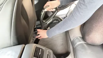 Vacuuming My Audi - Cleaning My Car Interior #3