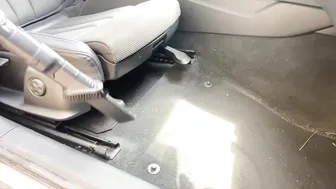 Vacuuming My Audi - Cleaning My Car Interior #4