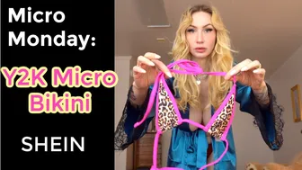 Micro Monday: Y2K Early 2000's Fashion Swimwear Try On Haul