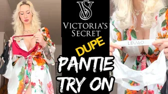 ❤️ Victoria Secret Diamond Panty DUPE!! Try-On Haul LEVAO ❤️ #1