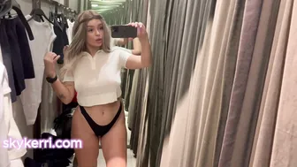 See-Through Try On Haul | Transparent Lingerie and Clothes | Try-On Haul At The Mall №58 #5