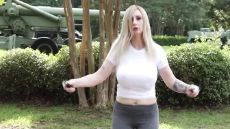 Sports Bra v.s No Bra: Jumprope Test OMG!!!! #8