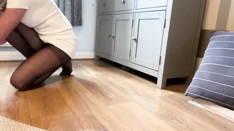 ASMR Cleaning My Floor By Hand - Hand Washing My Floor #4