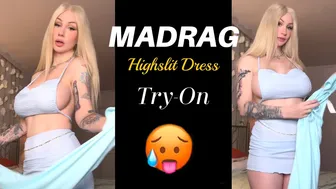 ????MADRAG High Slit Dress Try-on| THATS SO HOT!! ????