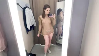 See-Through Try On Haul | Transparent Lingerie and Clothes | Try-On Haul At The Mall №59 #5