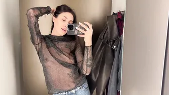 [4K] See Through TRY ON HAUL | Transparent clothes #9