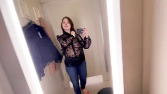 See-Through Try On Haul | Transparent Lingerie and Clothes | Try-On Haul At The Mall №61 #10